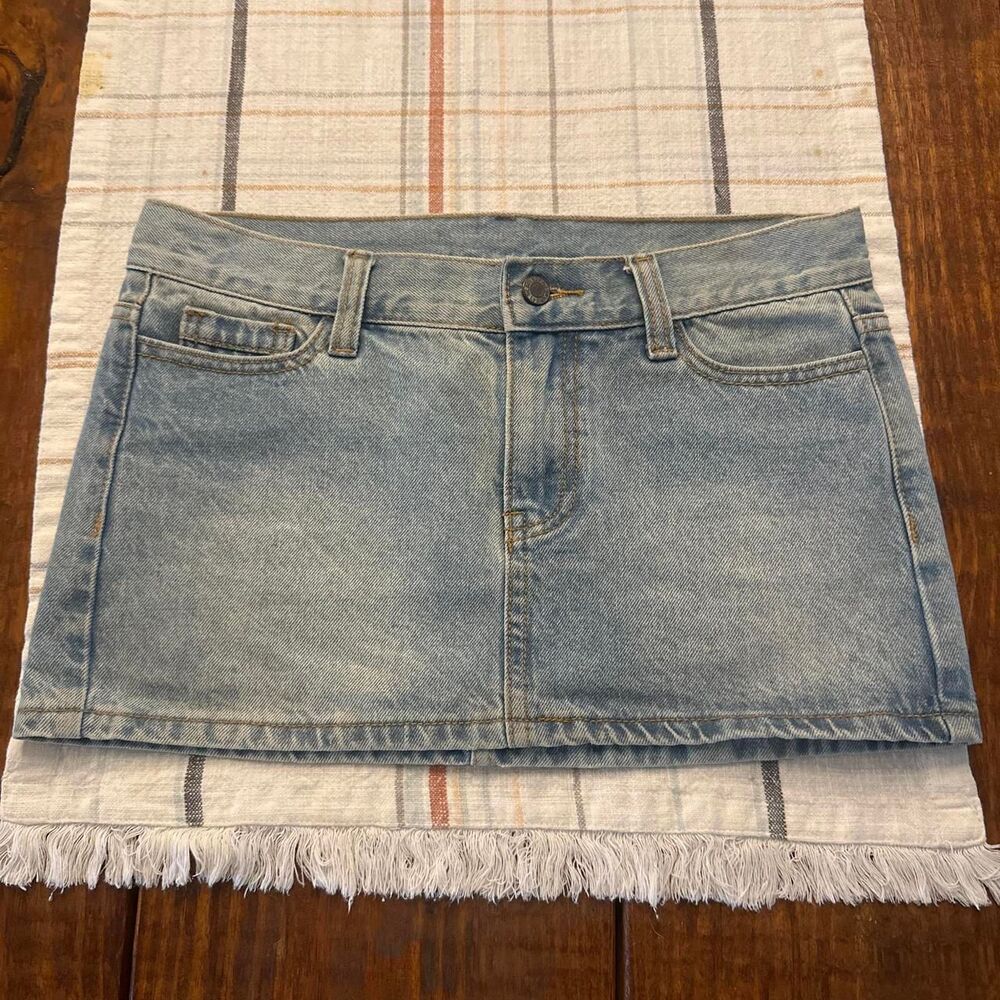 Brandy-melville Women's Blue Skirt